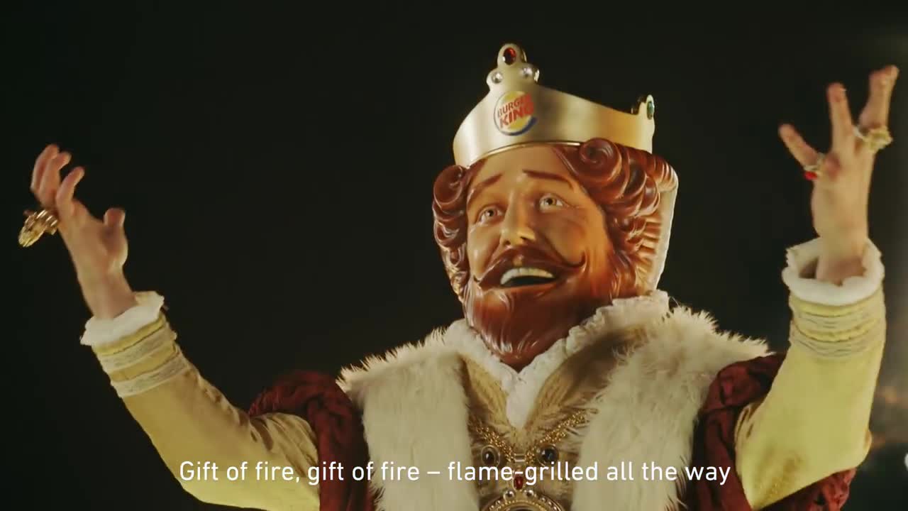 汉堡王广告创意片《The Gift of Fire》